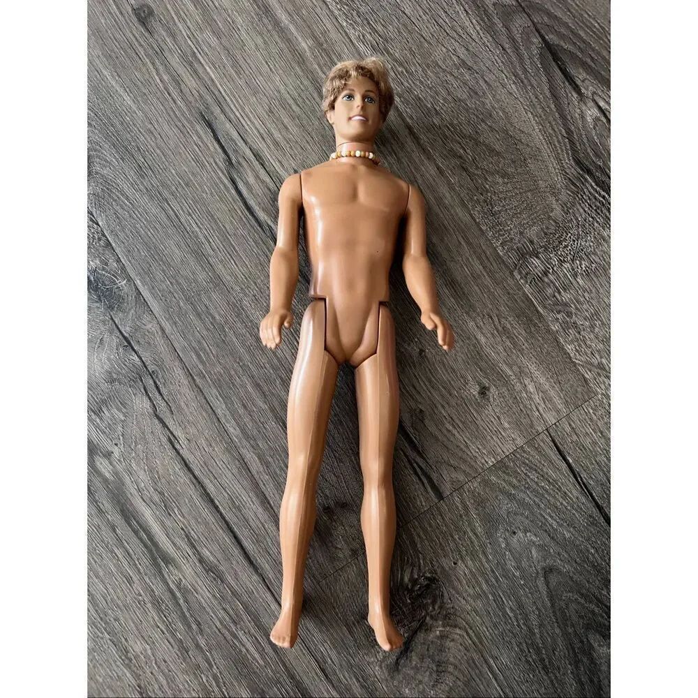 vintage 1990 ken barbie doll 1968 blonde  hair blue eyes Mattel